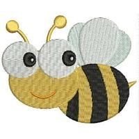 Cartoons Embroidery-Honey Bee